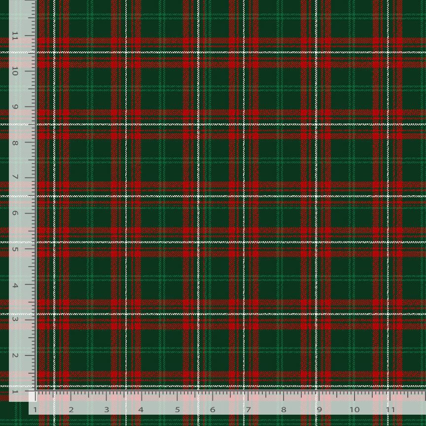 Rustic Holiday Bufalo Plaids Green Timeless Treasures Cotton Fabric TT-PLAID-CD3618-GREEN