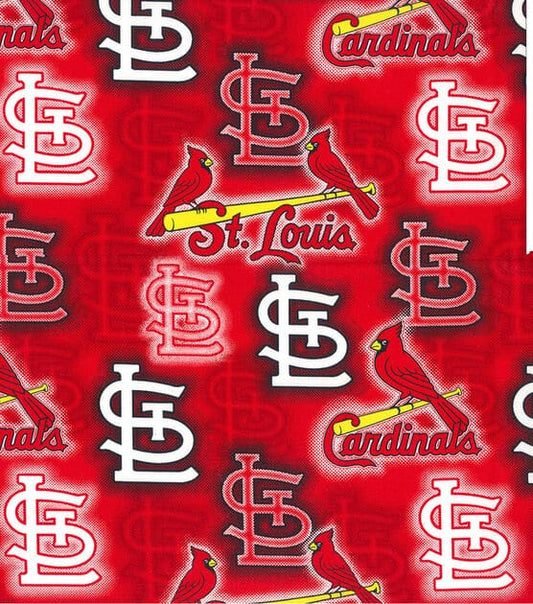 Saint Louis Cardinals MLB Baseball Dots Fabric Traditions Cotton Fabric MLB-60317B