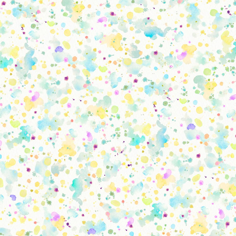 Sally's Speckle 108" Wideback Paint Splatter White Multi Sillier Than Sally P&B Textiles Cotton Fabric PB-SSPW-5786-TY | US Fabric Shop