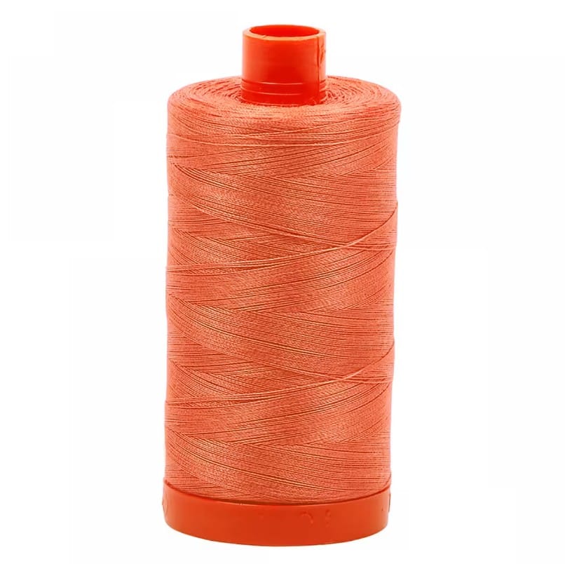 Salmon Aurifil Cotton Quilting Thread Solid 50wt 1300m 1422yds Aurifil AF-A1050-2225 | US Fabric Shop