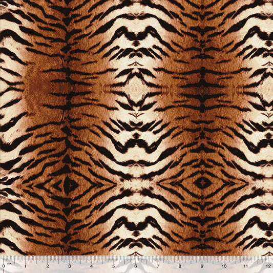 Savanna Sunrise Tiger Multi Whistler Studios Windham Fabrics Cotton Fabric WF-33784C-X