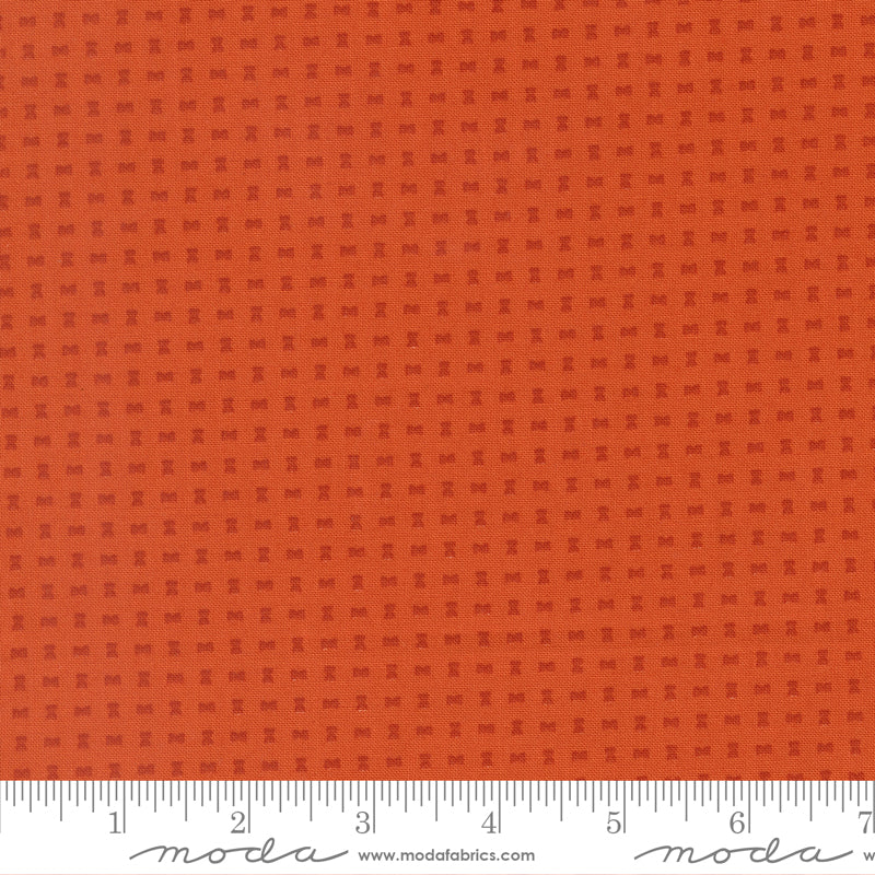 Scenery Spools Yam Orange Elizabeth Hartman Moda Cotton Fabric MD-51277-13