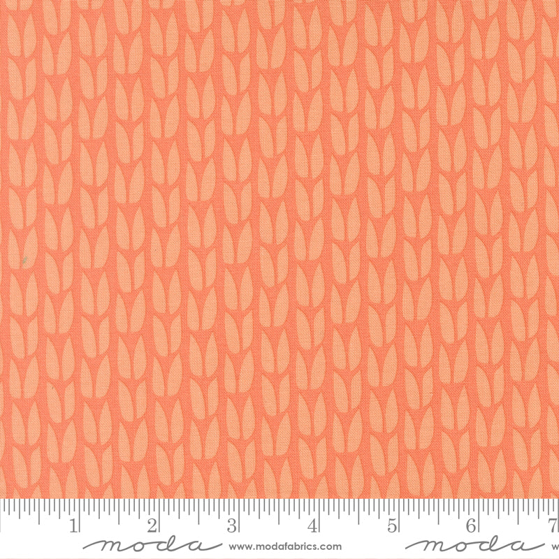 Scenery Sprout Coral Peach Elizabeth Hartman Moda Cotton Fabric MD-51272-19