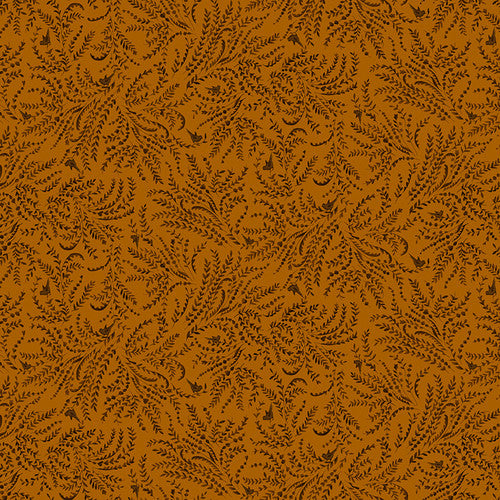 Scrap Basket Favorites Birds Toile Orange Kim Diehl Henry Glass Cotton Fabric