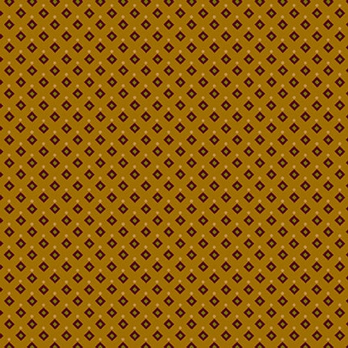 Scrap Basket Favorites Double Diamond Gold Kim Diehl Henry Glass Cotton Fabric