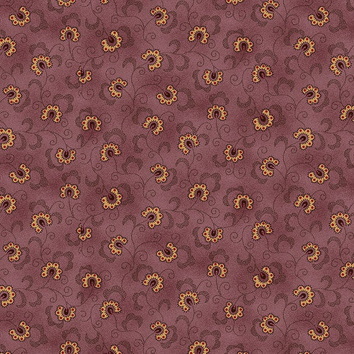 Scrap Basket Favorites Lacy Blooms Violet Kim Diehl Henry Glass Cotton Fabric