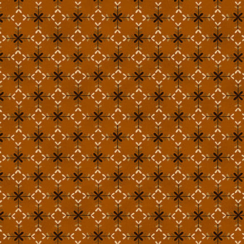 Scrap Basket Favorites Spiced Tea Orange Kim Diehl Henry Glass Cotton Fabric