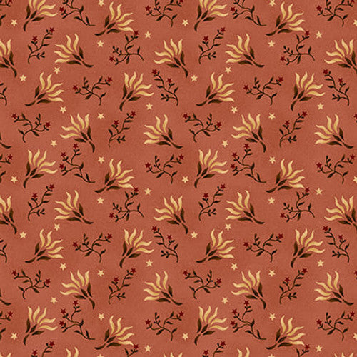 Scrap Basket Favorites Tossed Clover Pink Kim Diehl Henry Glass Cotton Fabric