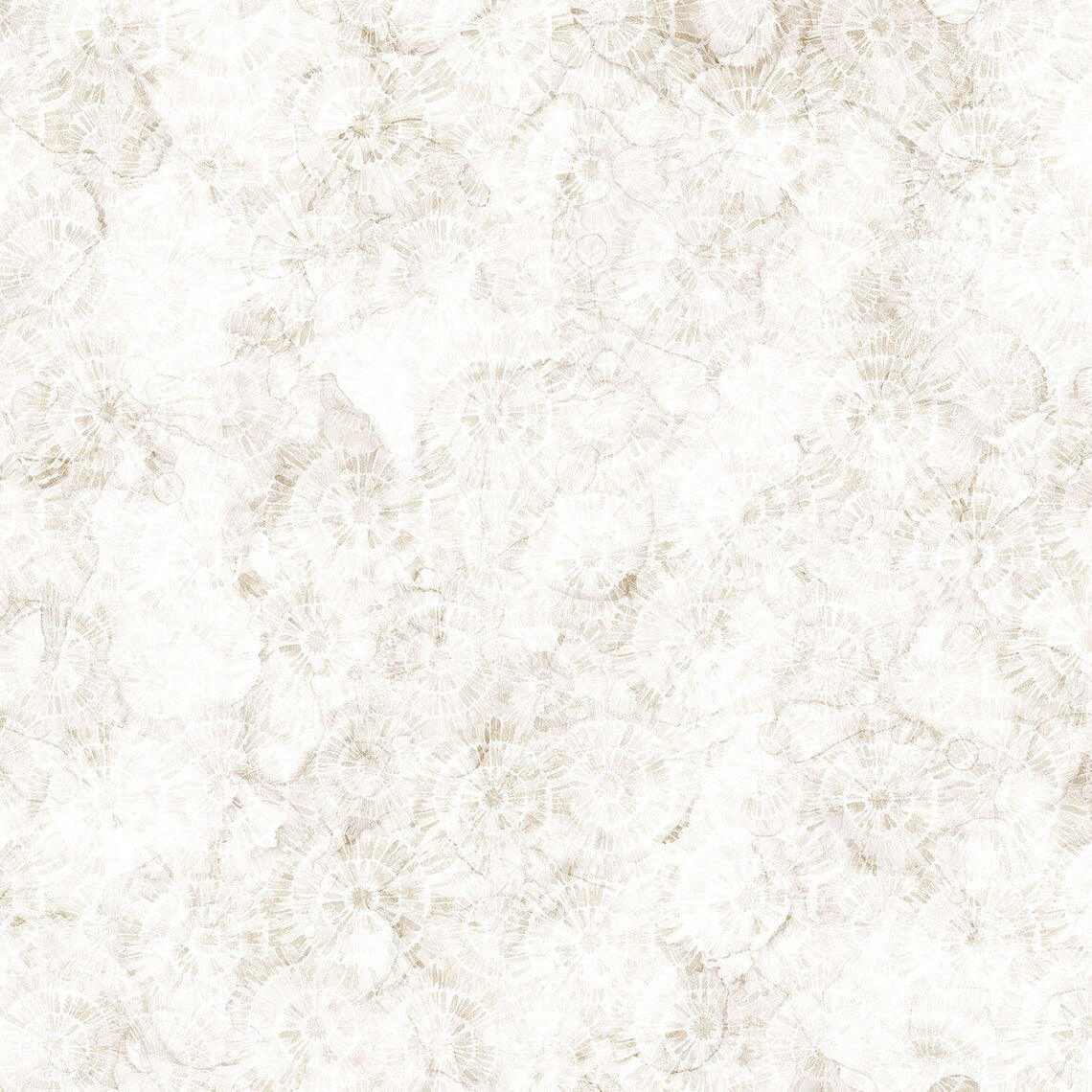 Sea Breeze Sand Dollars Texture Watercolor Cream Deborah Edwards Northcott Cotton Fabric