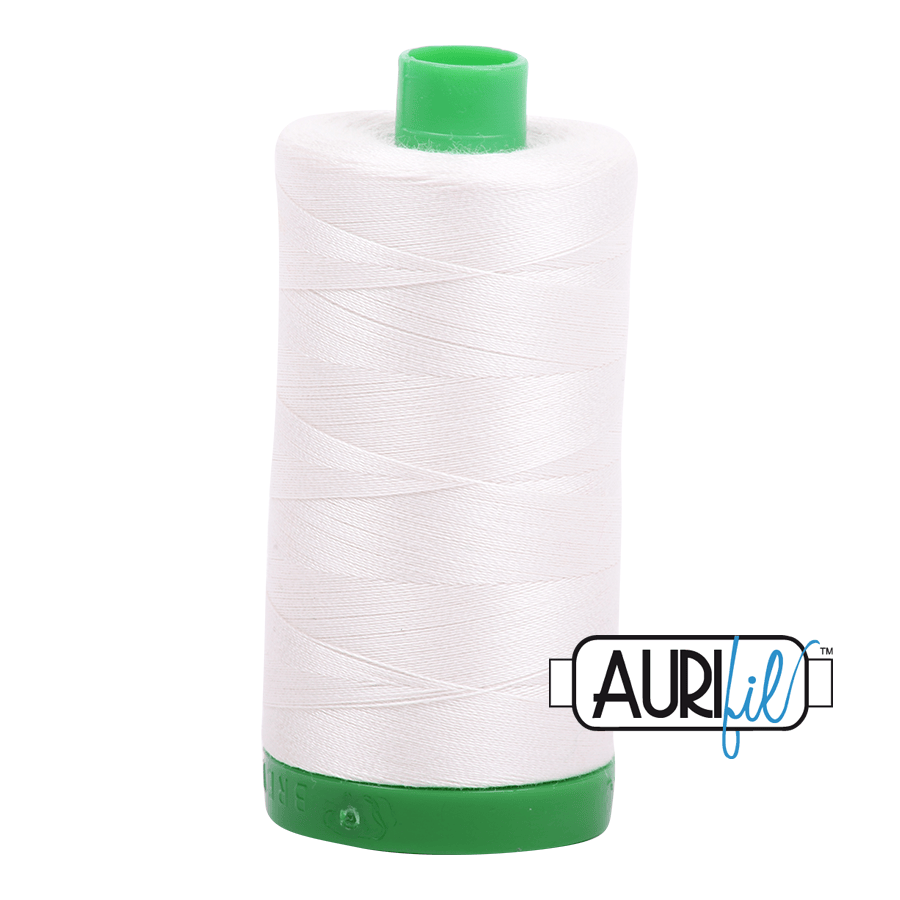 Sea Biscuit Light Grey 40 wt 1094 yd Large Spool Aurifil Cotton Quilting Thread AF-MK40SC6-6722