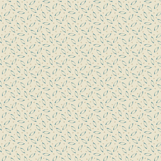 Seabreeze Baby's Breath Stone Cream Laundry Basket Quilts Andover Cotton fabric