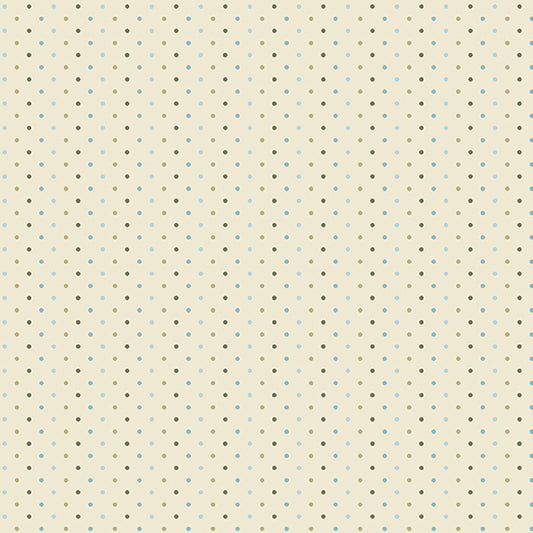 Seabreeze Poppy Seed Sand Laundry Basket Quilts Andover Cotton fabric