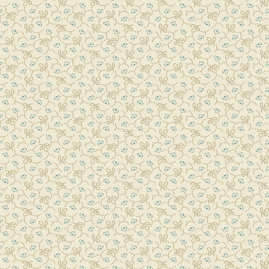 Seabreeze Scallop Powder Cream Laundry Basket Quilts Andover Cotton fabric