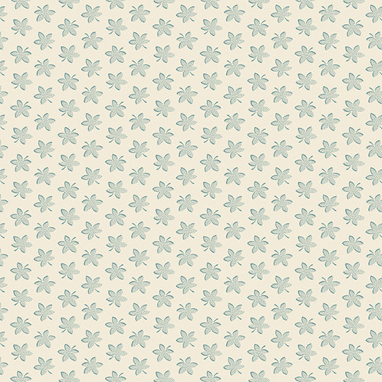 Seabreeze Seastar Gardenia Cream Laundry Basket Quilts Andover Cotton fabric