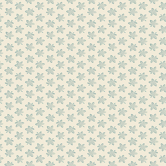 Seabreeze Seastar Gardenia Cream Laundry Basket Quilts Andover Cotton fabric