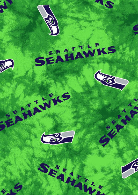 Seattle Seahawks NFL Football Logo Fabric Traditions Cotton Canvas Fabric NFL-70562-CH