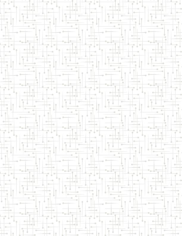 Sew Happy Quilting Circles White White Wilmington Prints Cotton Fabric