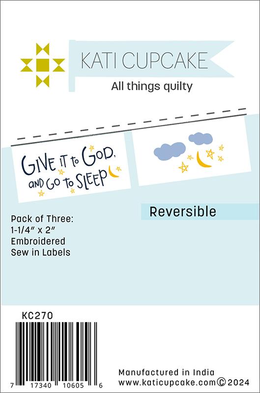 Sew in Labels Give It To God Label Tag Kati Cupcake KC-270