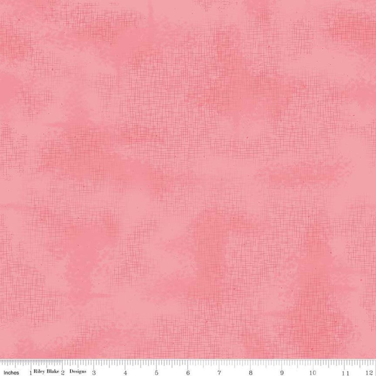 Shabby Texture Crosshatched Blender Peony Pink Lori Holt Riley Blake Cotton Fabric