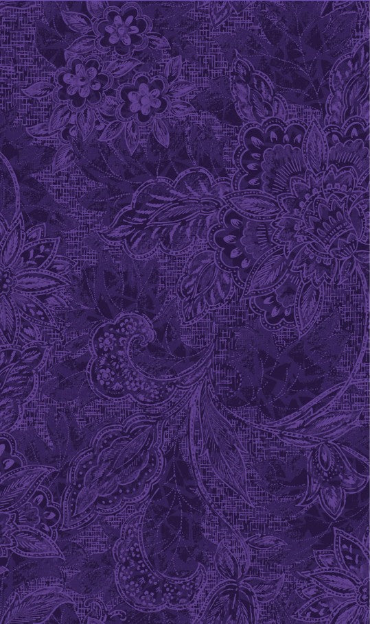 Shadows 118" Wide back Amethyst Purple Oasis Fabrics Cotton Fabric OA-1830809
