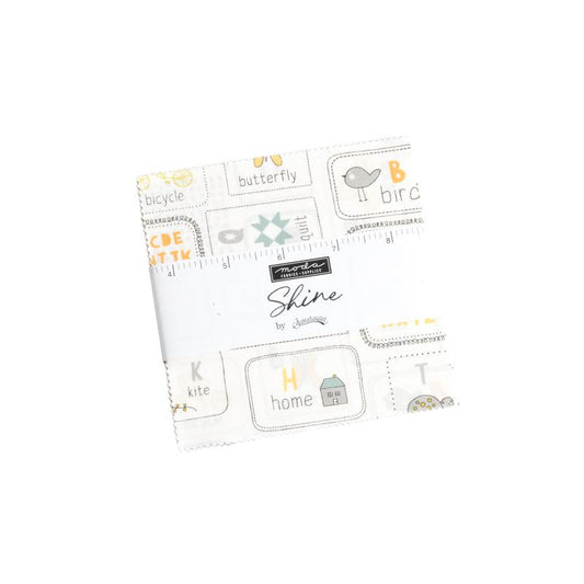 Shine 5" Squares Charm Pack Sweetwater Moda Cotton Fabric MD-55670PP