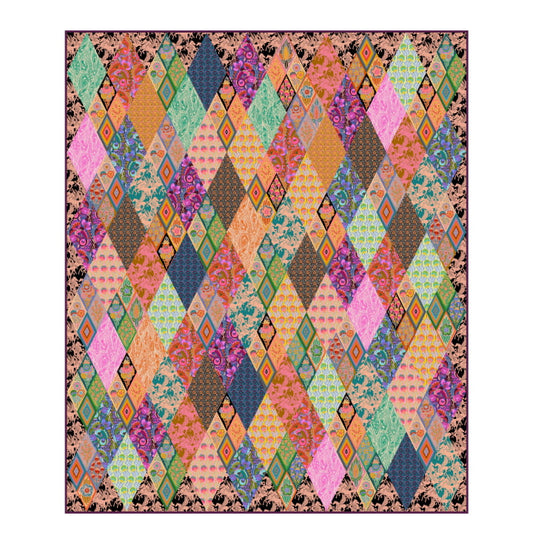 Shooting Star Digital Quilt Tops Anna Maria Parry Northcott NC-DQAMT024