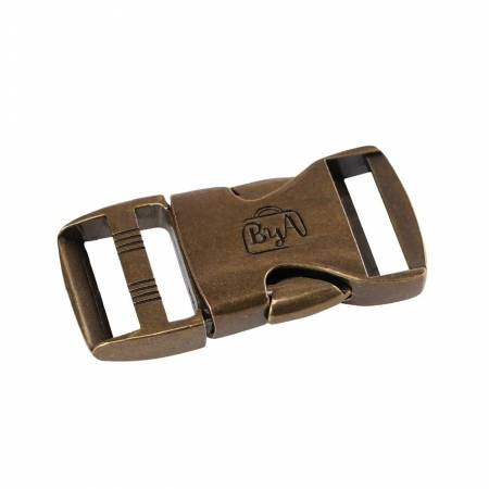 Side Release Buckle 1" Antique Brass 1ct ByAnnie BYA-HAR1-SRB-AB-ONE