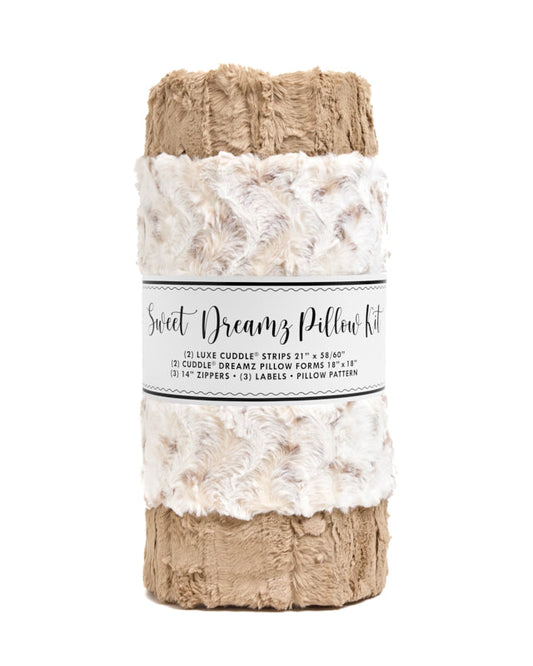 Snowy Owl Natural Sweet Dreamz Pillow Kit Shannon Fabrics Polyester SF-cksdpillowsnowyowlnat