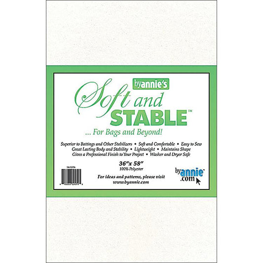 Soft & Stable 36''x58'' in White by Annie's BYA-S-S2036
