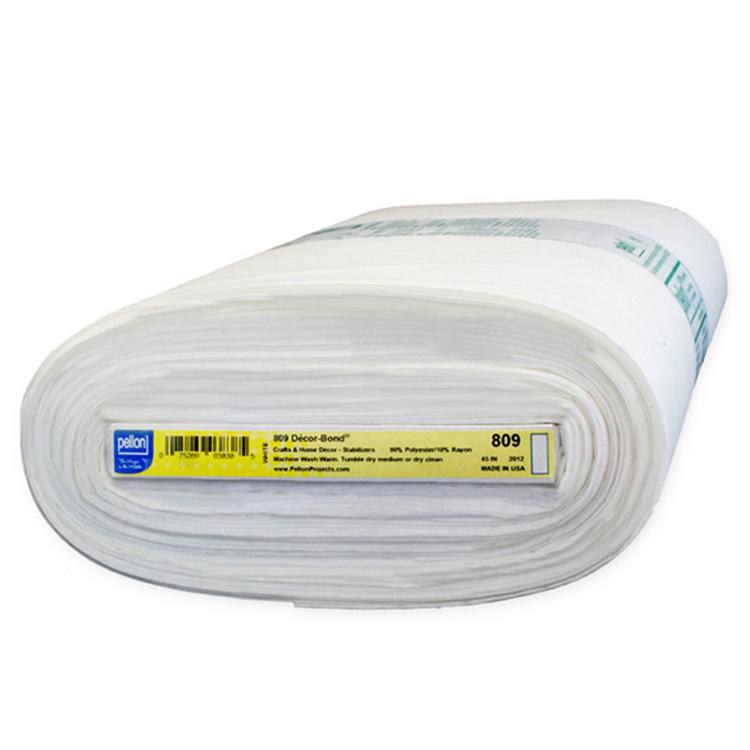 Sold By Bolt-Decor Bond Firm Iron On Interfacing 44"x25yds White Pellon Rayon Polyester PELLON-809-FB