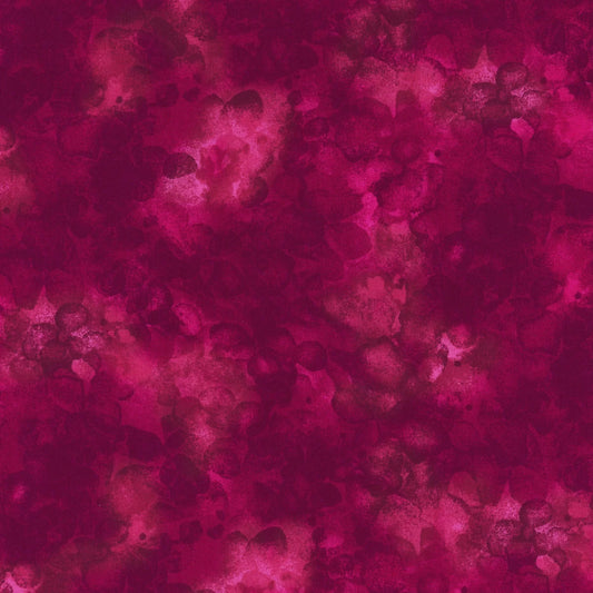 Solid-ish Watercolor Texture Dahlia Fuchsia Kimberly Einmo Timeless Treasures Cotton Fabric TT-KIM-C6100-DAHLIA