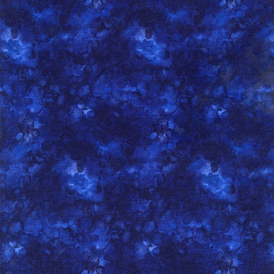 Solid-ish Watercolor Texture Indigo Kimberly Einmo Timeless Treasures Cotton Fabric  TT-KIM-C6100-INDIGO