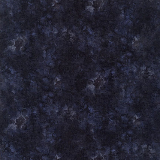 Solid-ish Watercolor Texture Jet Black Kimberly Einmo Timeless Treasures Cotton Fabric TT-KIM-C6100-JET