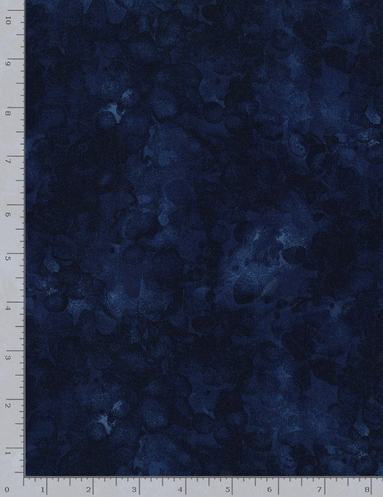 Solid-ish Watercolor Texture Navy Blue Kimberly Einmo Timeless Treasures Cotton Fabric TT-KIM-C6100-NAVY