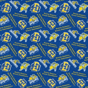 South Dakota State Jackrabbits NCAA College Tone on Tone Sykel Enterprises Cotton Fabric SDS-1178 | US Fabric Shop