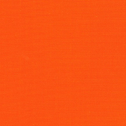 Sparta Twill Torch Orange Robert Kaufman 59" 65 % Polyester 35 Percent Cotton Fabric