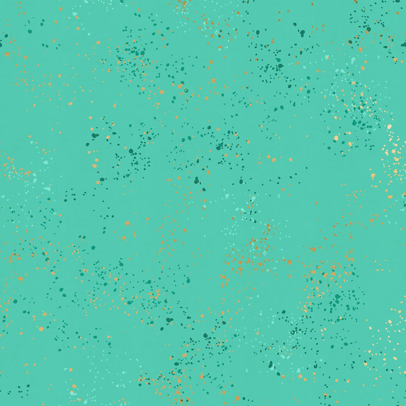Speckled Metallic Icebox Green Gold Ruby Star Society Moda Cotton Fabric MD RS5027-81M