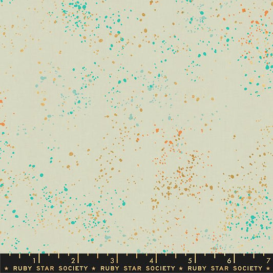 Speckled Metallic Shell Natural Rashida Coleman Hale Ruby Star Society Moda Cotton Fabric  MD-RS5027-82M