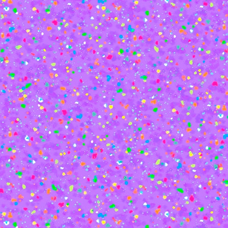 Speckles Multi Dots Orchid Purple Quilting Treasures Cotton Fabric
