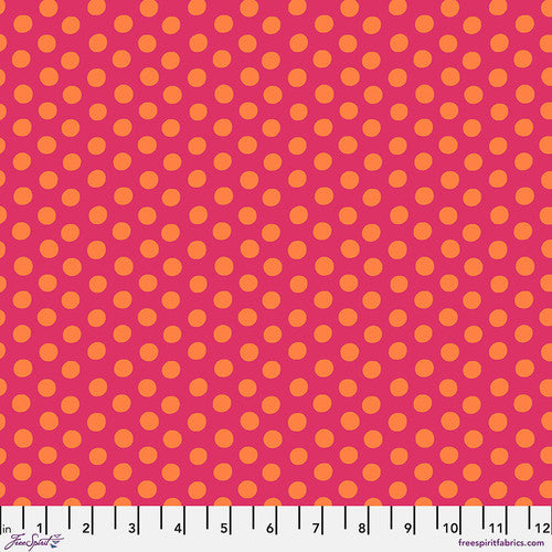 Spot Fuschia Classics Kaffe Fassett Collective Free Spirit Free Spirit Cotton Fabric FS-GP70.FUCHS