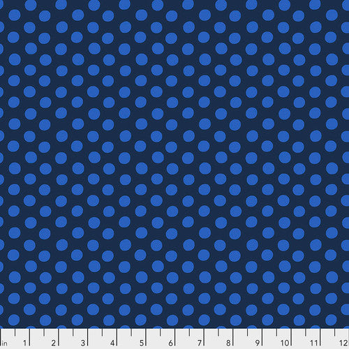 Spot Indigo Blue Classics Kaffe Fassett Collective Free Spirit Cotton Fabric FS-GP070.INDIGO