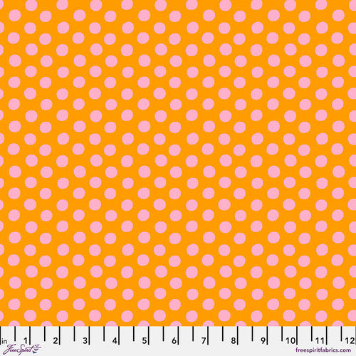 Spot Sherbert Orange Classics Kaffe Fassett Collective Free Spirit Cotton Fabric FS-PWGP70.SHERB