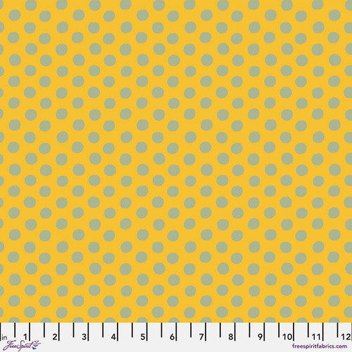 Spot Yellow Classics Kaffe Fassett Collective Free Spirit Cotton Fabric FS-GP70.YELLO