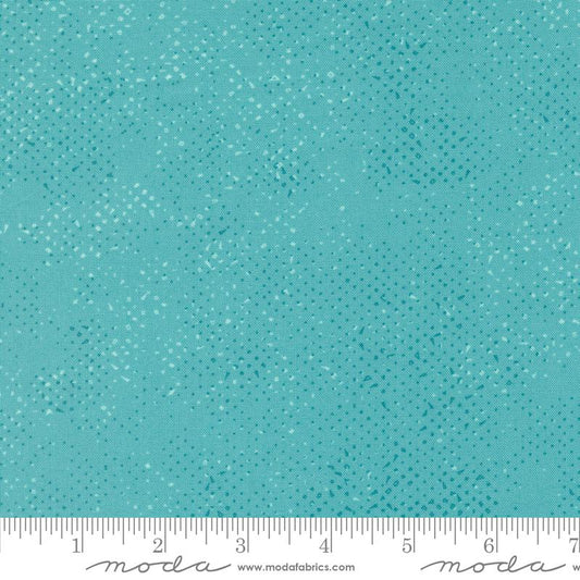 Spotted Dots Solid Bermuda Aqua Blue Zen Chic Moda Cotton Fabric MD-1660-79