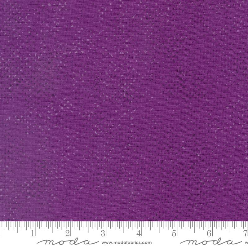 Spotted Dots Solid Iris Purple Zen Chic Moda Cotton Fabric MD-1660-33