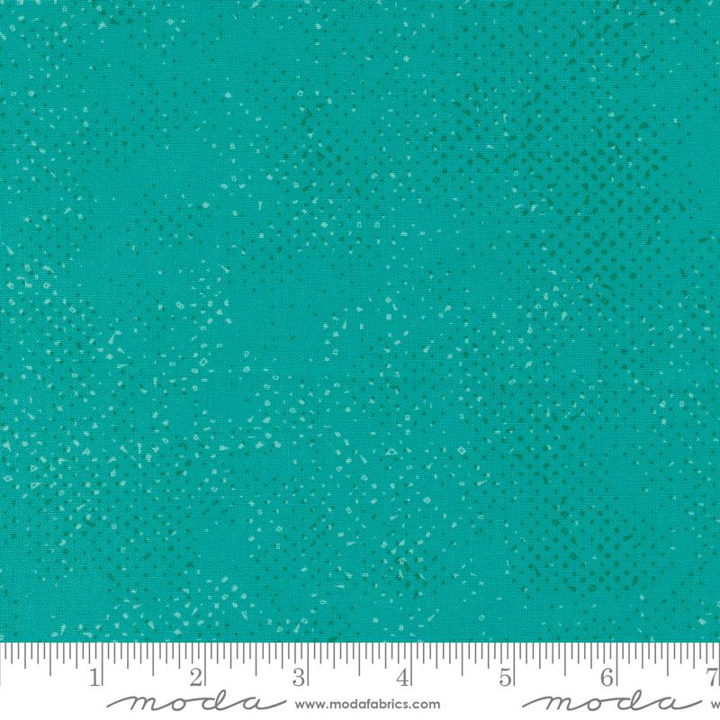 Spotted Dots Solid Jade Green Zen Chic Moda Cotton Fabric MD-1660-43