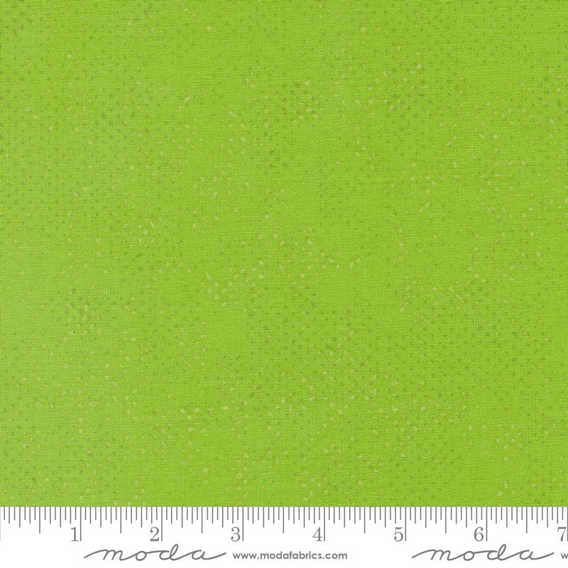 Spotted Dots Solid Lime Light Green Zen Chic Moda Cotton Fabric MD-1660-48