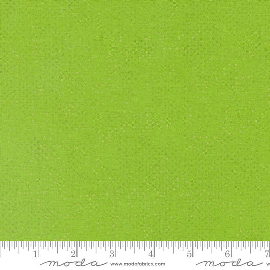Spotted Dots Solid Lime Light Green Zen Chic Moda Cotton Fabric MD-1660-48