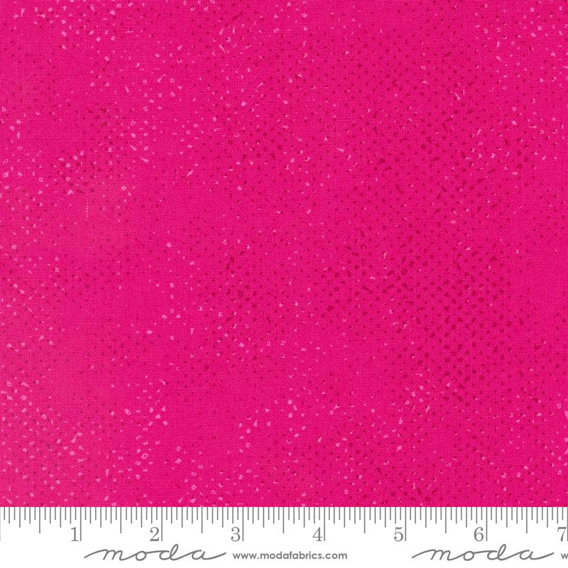 Spotted Dots Solid Magenta Pink Zen Chic Moda Cotton Fabric MD-1660-25