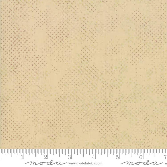 Spotted Metallic Birch Beige Zen Chic Moda Cotton Fabric MD 1660 129M